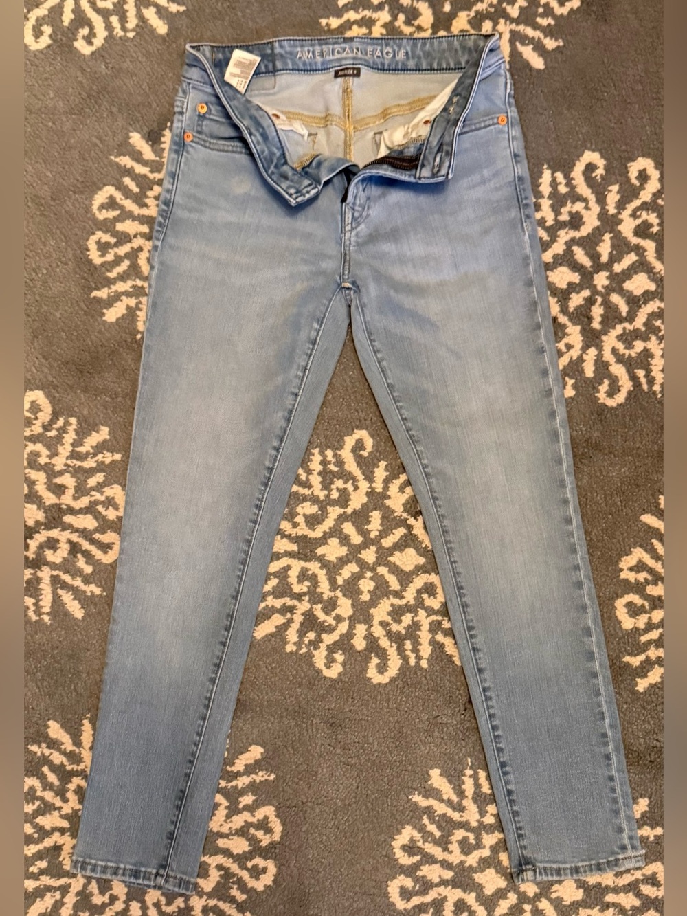 American Eagle Outfitters AirFlex Light Wash Skinny Jeans